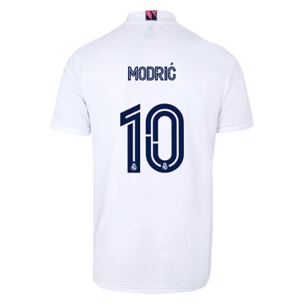 Maglia Real Madrid Prima NO.10 Modric 20/21 Bianco